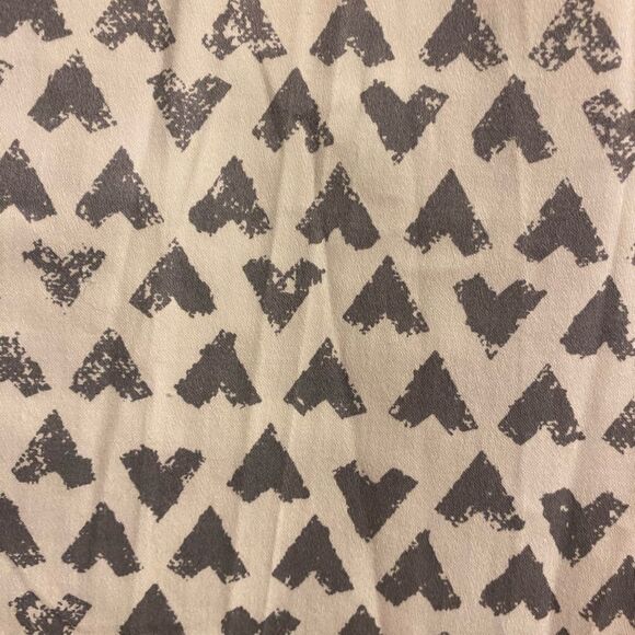 Womens Zac & Rachel Crop Pants Size 12 White with Gray Hearts NWT - Picture 6 of 9